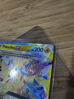 Pokemon TCG Pikachu EX Surging Sparks Ultra Rare Card 057/191 - Image 3
