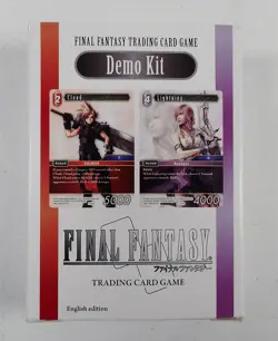 Final Fantasy DEMO KIT Trading Card Game Full Open box 2 Decks Sealed! - Image 1
