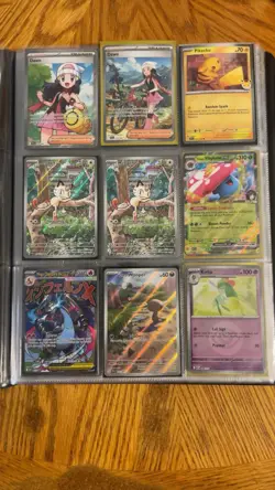Pokemon EX GX V Trainer Full Art Foil Card Lot Pikachu Charizard Binder Pages - Image 1