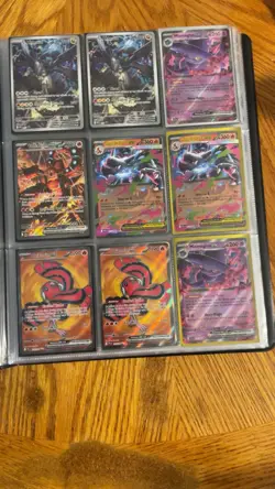 Pokemon EX GX V Trainer Full Art Foil Card Lot Pikachu Charizard Binder Pages - Image 2