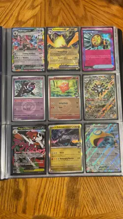 Pokemon EX GX V Trainer Full Art Foil Card Lot Pikachu Charizard Binder Pages - Image 3