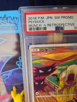 Psyduck 286/SM-P Munch - PSA 9 - Japanese Pokemon Promo Card Tomokazu Komiya - Image 2