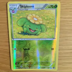 SKIPLOOM 4/114 POKEMON CARD (XY STEAM SEIGE SET) REVERSE HOLO - Image 1