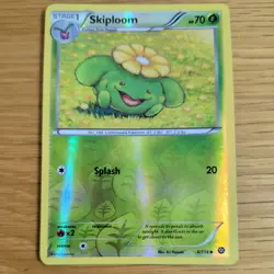 SKIPLOOM 4/114 POKEMON CARD (XY STEAM SEIGE SET) REVERSE HOLO - Image 2