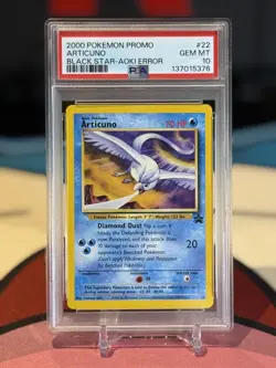 PSA 10 ARTICUNO #22 (Aoki Error) Black Star Promo 2000 - Pokemon Card WOTC - Image 1