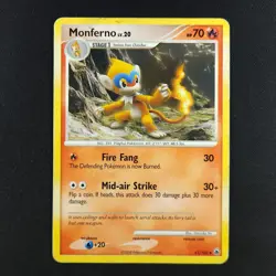 Monferno 41/100 - Majestic Dawn - Pokemon Card - Image 1