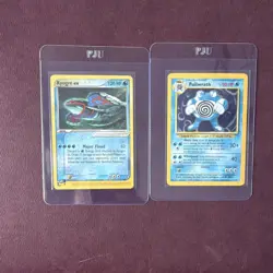 Pokemon Kyogre ex Poliwrath Cards Lot 2 Nintendo English TCG - Image 1