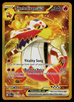 Pokemon Card - Skeledirge ex Paldea Evolved 272/193 Secret Rare - Image 1
