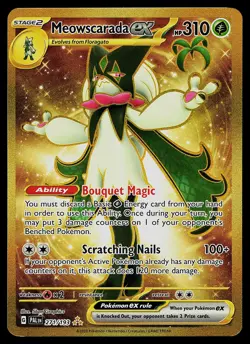 Pokemon Card - Meowscarada ex Paldea Evolved 271/193 Secret Rare - Image 1