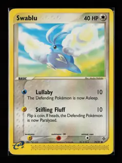 Swablu 75/97 Common Non Holo Dragon Pokemon Card - Image 1