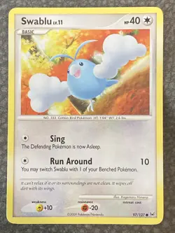 Swablu 97/127 - Platinum - Pokemon TCG Common Card - Image 1