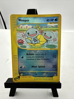 WOOPER 117/147 REVERSE HOLO - POKEMON AQUAPOLIS E-SERIES WOTC CARD - MP-HP - Image 1
