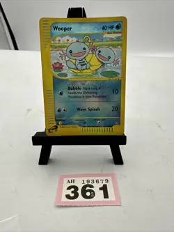 WOOPER 117/147 REVERSE HOLO - POKEMON AQUAPOLIS E-SERIES WOTC CARD - MP-HP - Image 3