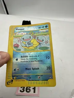WOOPER 117/147 REVERSE HOLO - POKEMON AQUAPOLIS E-SERIES WOTC CARD - MP-HP - Image 4