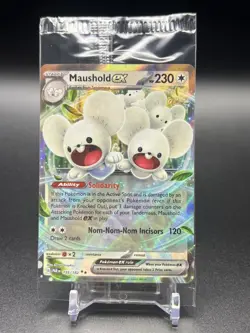 Maushold ex 155/182 Paradox Rift Ultra Rare Card Pokemon TCG - NM SEALED - Image 1