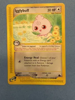Igglybuff 67/144 Skyridge Regular - NM+. Never Played. Awesome Card - Image 1