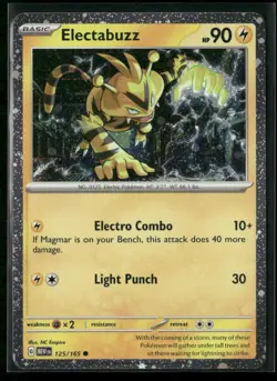 Electabuzz - (Cosmos Holo) Promo Miscellaneous Cards & Products 125/165 NM - Image 1