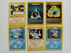 Pokemon TCG Neo Genesis: Set of 3 rare, 7 uncommon, 37 common cards (total 47) - Image 1