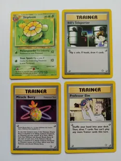 Pokemon TCG Neo Genesis: Set of 3 rare, 7 uncommon, 37 common cards (total 47) - Image 2