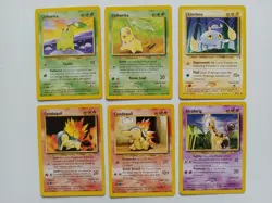 Pokemon TCG Neo Genesis: Set of 3 rare, 7 uncommon, 37 common cards (total 47) - Image 3