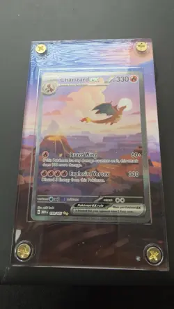 2023 Pokemon Charizard ex 199/165 EX 330 HP Dragon Card – English - Image 1