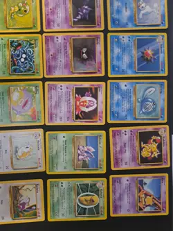 Vintage Pokemon Base Set NM-LP Condition Lot of 48 Cards No Duplicates WOTC - Image 3