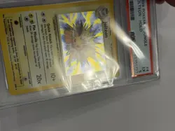Pokemon TCG Jolteon Jungle 4/64 Holo Unlimited Holo Rare PSA 5 Graded Card - Image 2