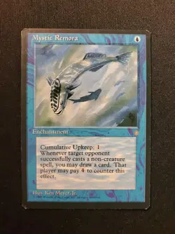 Mystic Remora Ice Age #87 NM Magic The Gathering MTG Tcg See Pics - Image 1