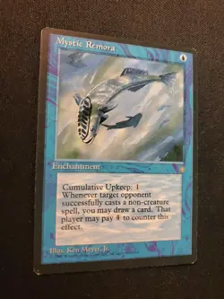 Mystic Remora Ice Age #87 NM Magic The Gathering MTG Tcg See Pics - Image 2