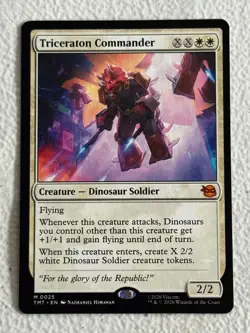 TRICERATON COMMANDER 25 TEENAGE MUTANT NINJA TURTLES MAGIC: THE GATHERING - Image 1