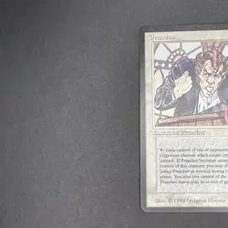 1994 MTG Preacher – The Dark – Black Border NM Unplayed – Quinton Hoover Art Vin - Image 4