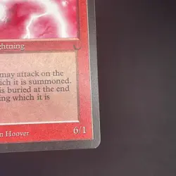 1994 MTG Ball Lightning- Quinton Hoover-NM Unplayed Vintage Creature - Image 5