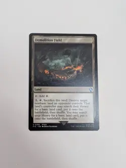 MTG - Demolition Field - Commander: Final Fantasy NM/M Condition - Image 1