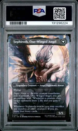 2025 MTG FF #0317 SEPHIROTH FABLED SOLDIER/SEPHIROTH, ONE-WINGED ANGEL PSA 10 - Image 2