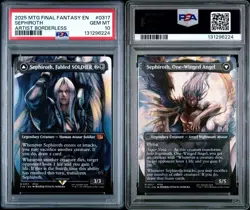 2025 MTG FF #0317 SEPHIROTH FABLED SOLDIER/SEPHIROTH, ONE-WINGED ANGEL PSA 10 - Image 3