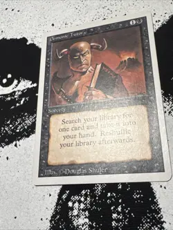 Magic the Gathering Revised Edition Demonic Tutor Sorcery Near Mint - Image 5