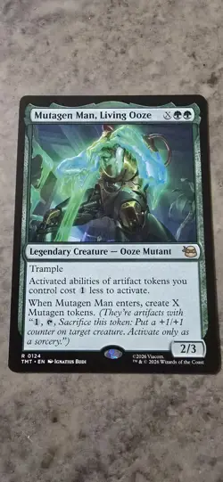 Mutagen Man, Living Ooze Teenage Mutant Ninja Turtles Regular MTG NM Rare - Image 1