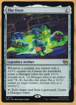 (In Hand) The Ooze (TMNT, Rare, 2026) MTG Teenage Mutant Ninja Turtles - Image 1
