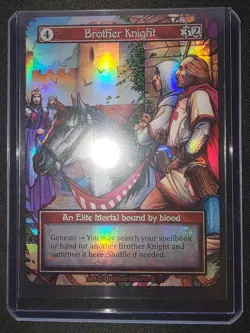 Brother Knight Foil Elite Sorcery Contested Realm Arthurian Legends - Image 1
