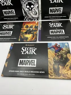 Magic The Gathering SPIDERMAN The Webslinger FOIL Bundle Secret Lair - Image 2