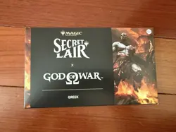 MTG Secret Lair God of War Greek Playstation Non-Foil - New/Sealed - Image 1