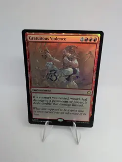 MTG Gratuitous Violence Foil 715 Foundations Magic The Gathering - Image 1