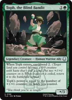 MtG Toph, the Blind Bandit U 0198 Avatar: The Last Airbender Regular Uncommon - Image 1