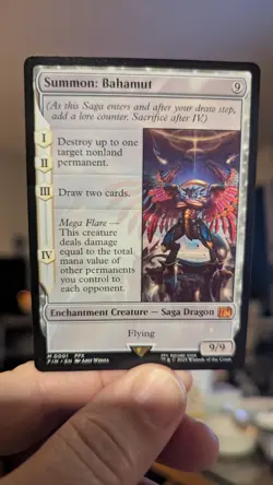1x Summon Bahamut NM - Final Fantasy FIN Magic MTG x1 - Image 1