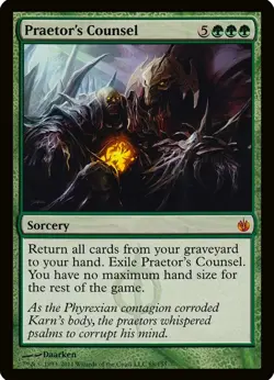X 1 Praetor's Counsel NM-M Mirrodin Besieged 088 MTG Magic The Gathering - Image 1