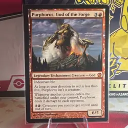 Purphoros, God of the Forge Theros Mythic Legendary Creature Red Regular - Image 1