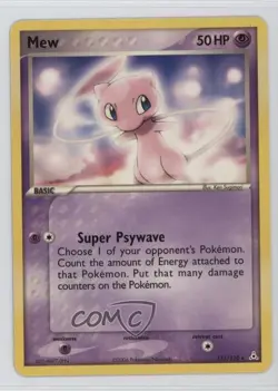 Mew Pokemon EX Holon Phantoms #111 2006 - Image 1