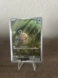 Pokemon TCG Feebas 198/191 Illustration Rare Full Art Holo Surging Sparks - Image 1