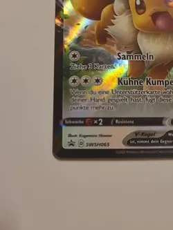 Evoli V - SWSH065 - Black Star Promo - Pokemon Karte - Deutsch - NM - 2020 - Image 3