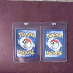 Pokemon Nidoking Hitmonlee Cards Lot 2 Base Set 1999 Wizards English TCG - Image 2